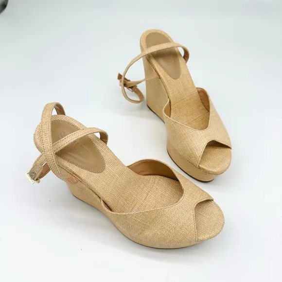 Schutz Neith straw sandal