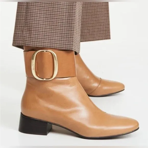 See By Chloe Leather Ankle Bootie
