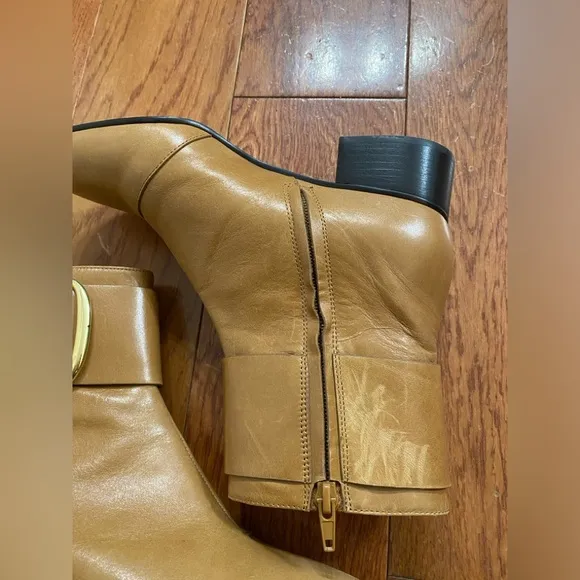 See By Chloe Leather Ankle Bootie