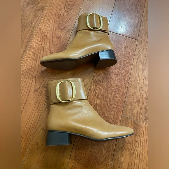 See By Chloe Leather Ankle Bootie