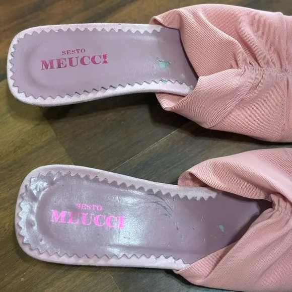 Sesto Meucci Pink Women's Slide Sandals Size 9 N