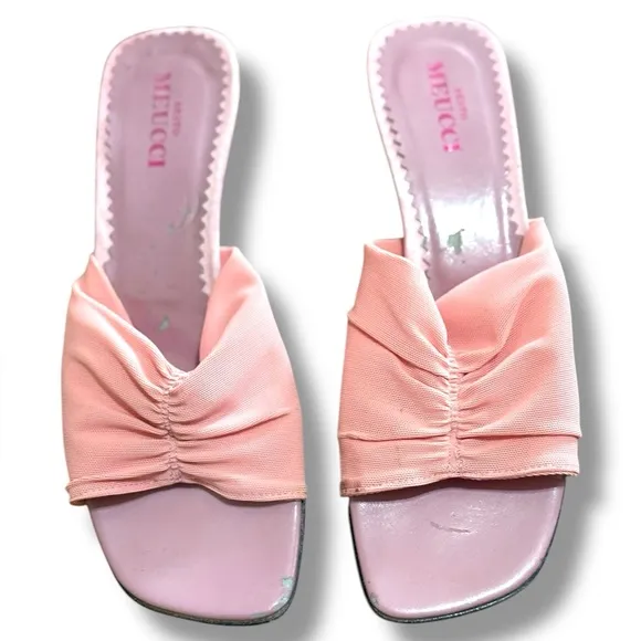 Sesto Meucci Pink Women's Slide Sandals Size 9 N