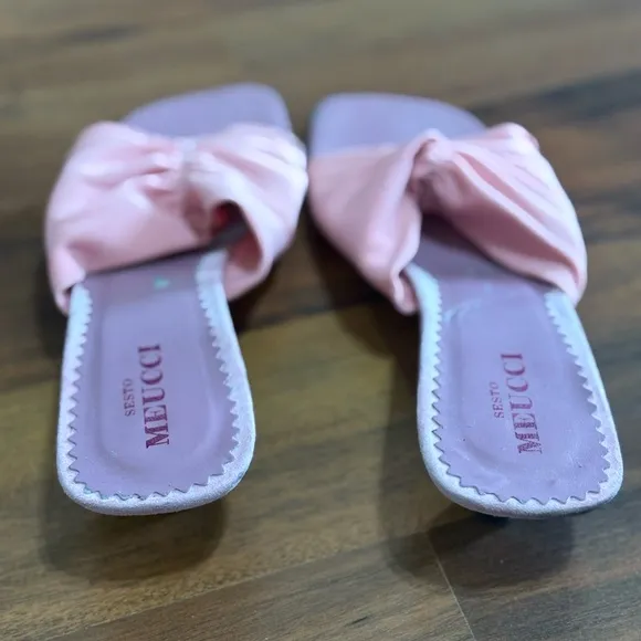 Sesto Meucci Pink Women's Slide Sandals Size 9 N
