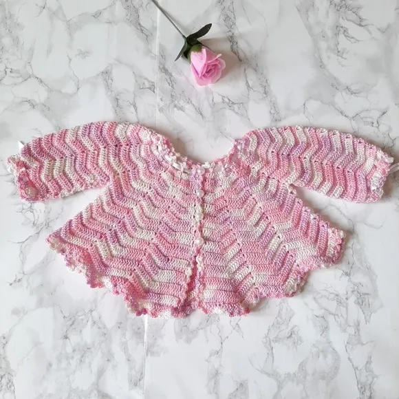 Set Newborn girl Handmade