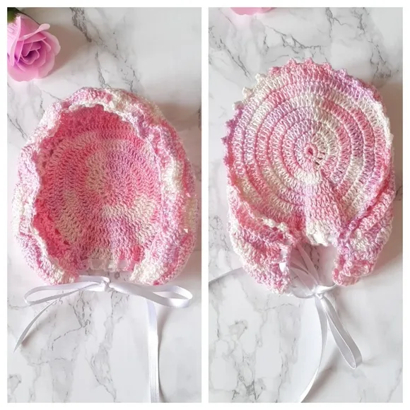 Set Newborn girl Handmade