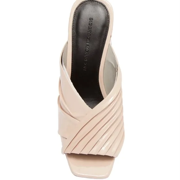 Sigerson Morrison Pramod Nude Heels Mules Sandals
