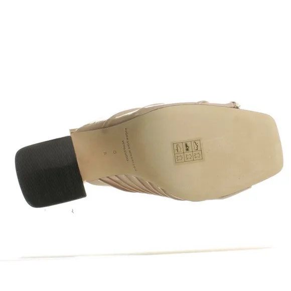 Sigerson Morrison Pramod Nude Heels Mules Sandals
