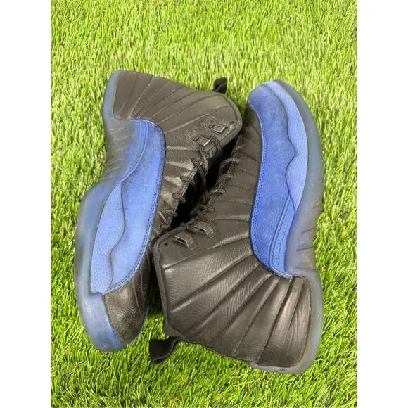 Size 11 - Jordan 12 Retro Black Game Royal Shoes Athletic