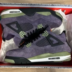 Size 11.5 W - Jordan 4 Retro Canyon Purple