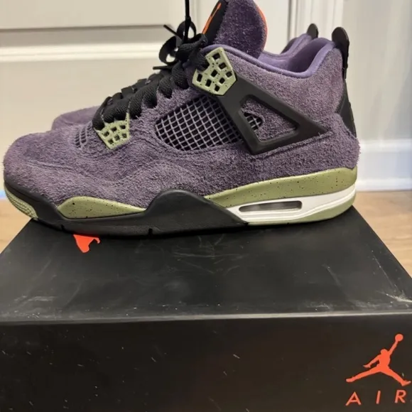 Size 11.5 W - Jordan 4 Retro Canyon Purple