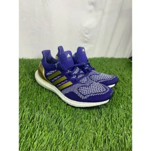 Size 8 Worn 1x Adidas Men’s FV0282 Ultra Boost 1.0 Purple Gold “UW Huskies”