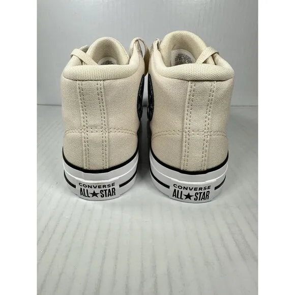 Size 9 Mens Converse Chuck Taylor All Star Malden Street Mid Ivory Shoe A09458F