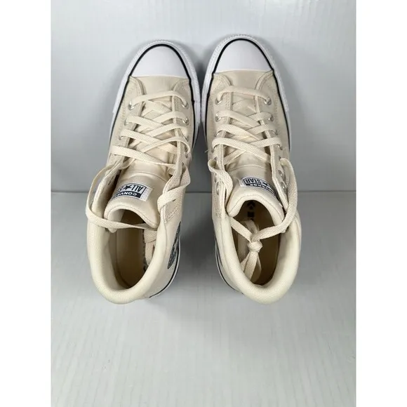 Size 9 Mens Converse Chuck Taylor All Star Malden Street Mid Ivory Shoe A09458F
