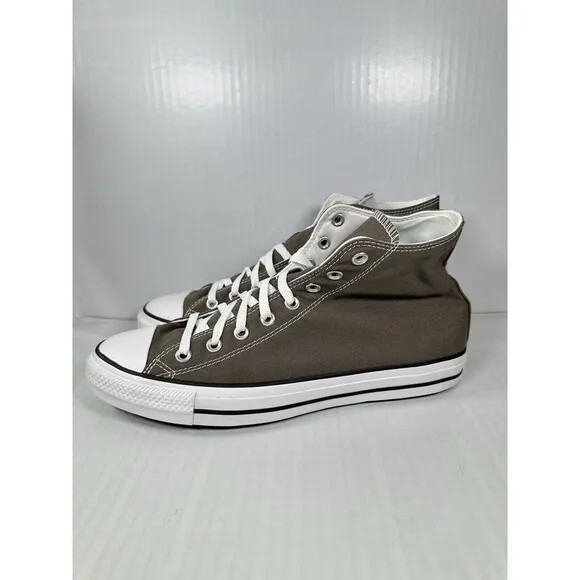 Size 9 Men’s Converse Unisex All Star Chuck Taylor Hi Top Charcoal Gray 1J793