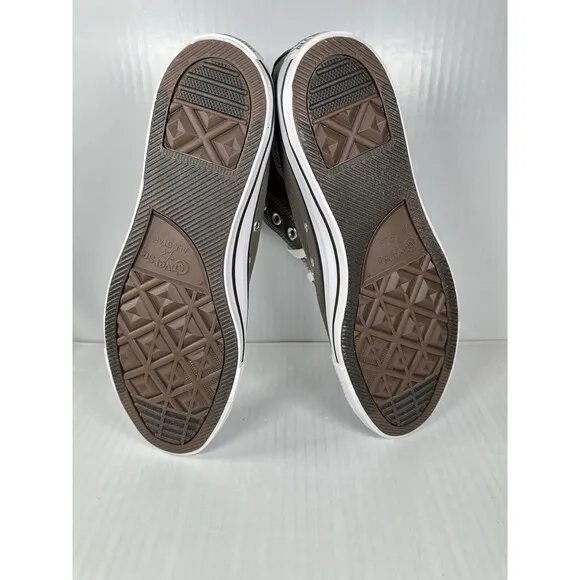 Size 9 Men’s Converse Unisex All Star Chuck Taylor Hi Top Charcoal Gray 1J793
