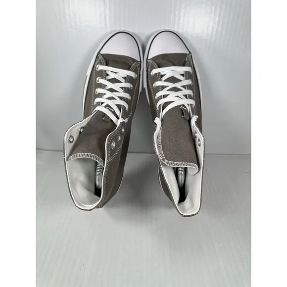 Size 9 Men’s Converse Unisex All Star Chuck Taylor Hi Top Charcoal Gray 1J793
