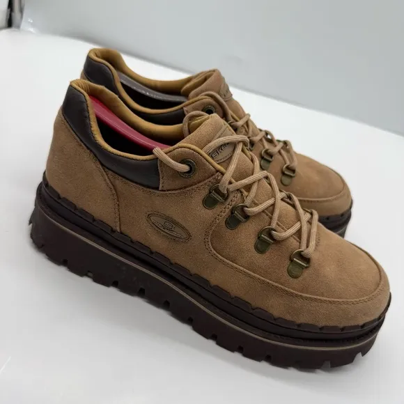 Skechers Jammers Say Goodbye Womens 9 Vegan Leather Chunky Y2K Oxford Shoes Low