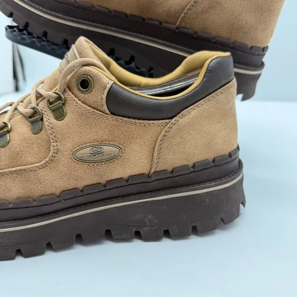 Skechers Jammers Say Goodbye Womens 9 Vegan Leather Chunky Y2K Oxford Shoes Low