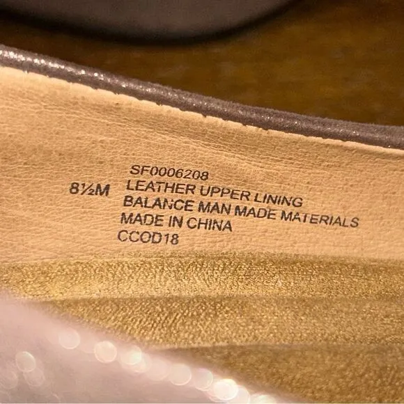Sofft Lana Metallic Bronze Closed Toe Round Pump Block Heel Shoes