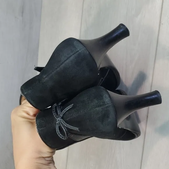Sofft Womens Suede Comfort Heels Ankle Boots shoes sz 8M