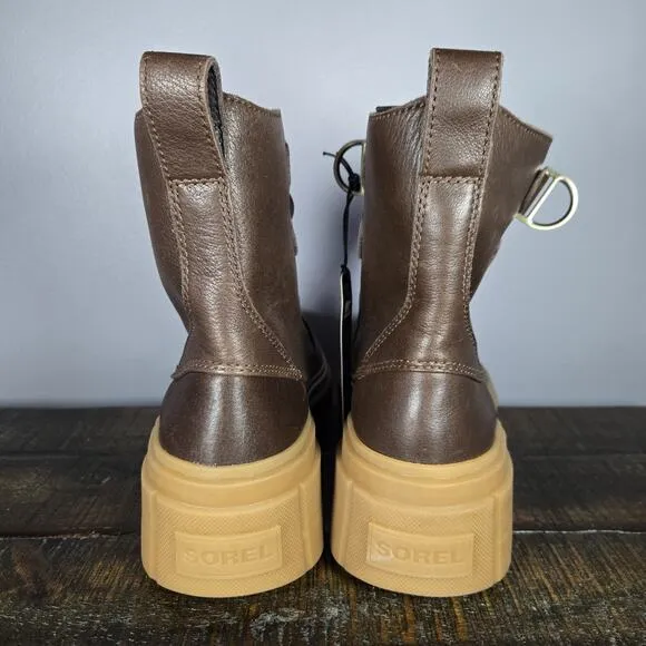 Sorel Caribou X Womens Size 7.5 Platform Waterproof Leather Boots Brown