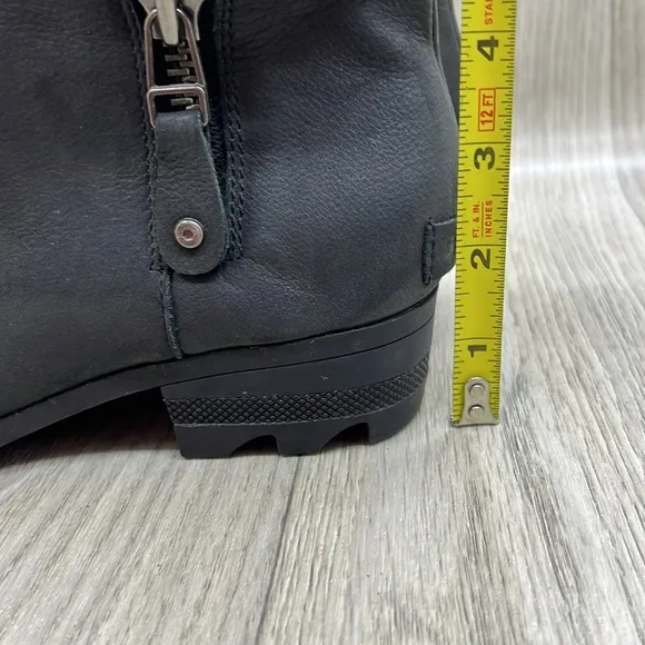 SOREL Danica Zip Waterproof Leather Ankle Boot
