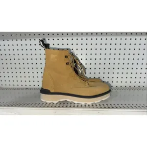 Sorel Hi-Line Lace Womens Suede Lace Up Waterproof Combat Boots Size 8.5 Tan