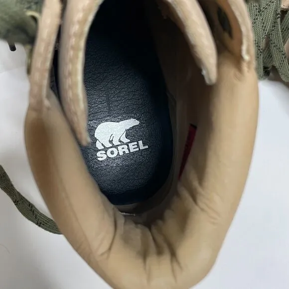Sorel Lennox Leather Hiker STKD Waterproof Boots SZ. 8.5