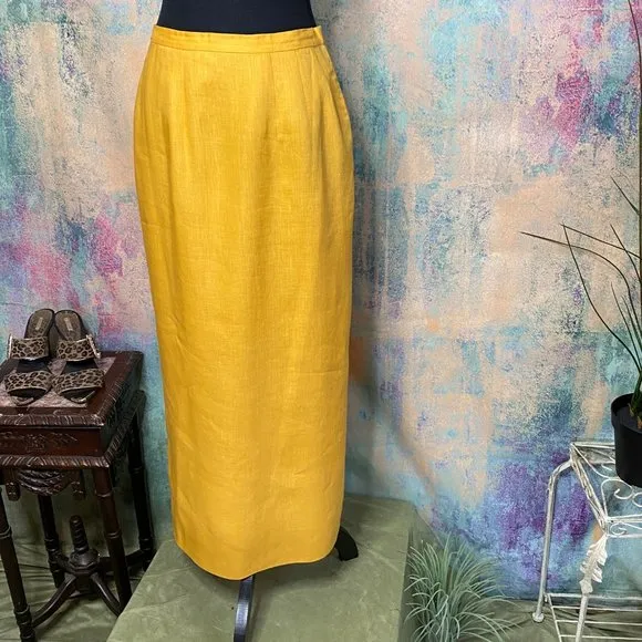 📌Spenser Jeremy Elegant 2pc Linen Skirt Set