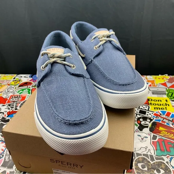 Sperry Bahama 2 Hemp Blue Men's Various Sizes