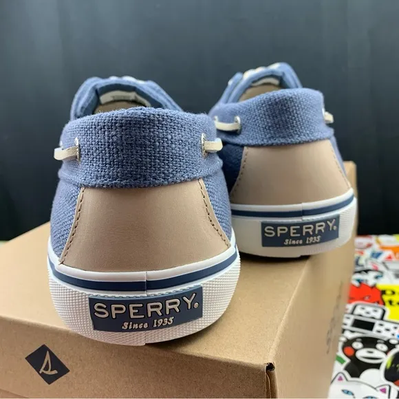 Sperry Bahama 2 Hemp Blue Men's Various Sizes