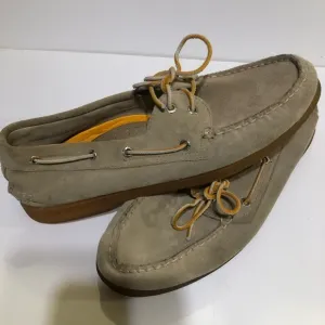 Sperry Men's Tan Suede Leather Topsider Summer Deck Shoes Sz 11.5M