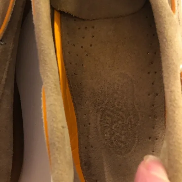 Sperry Men's Tan Suede Leather Topsider Summer Deck Shoes Sz 11.5M
