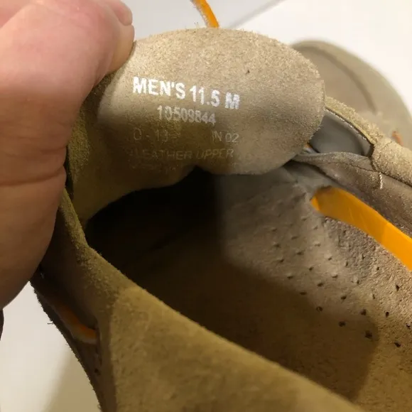 Sperry Men's Tan Suede Leather Topsider Summer Deck Shoes Sz 11.5M