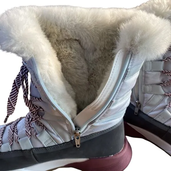 Spyder Altitude Women's Casual Boots, Glacier Grey W9 Faux Fur Lining Waterproof