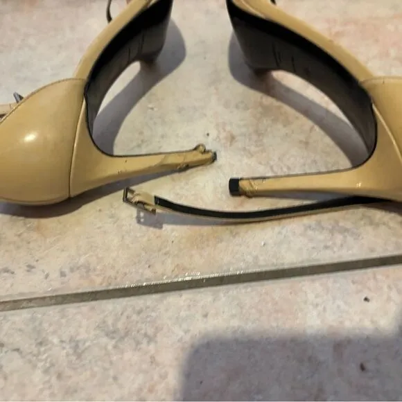 St laurent ajane 110 ankle strap heels ysl Jeffrey Atlanta shoes open toe sandal