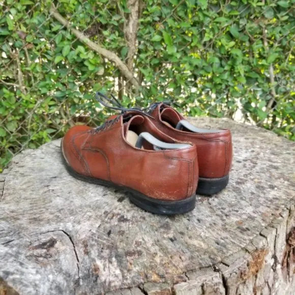 Stacy Adams Wingtip Oxford - Men's - Cognac Sz 10