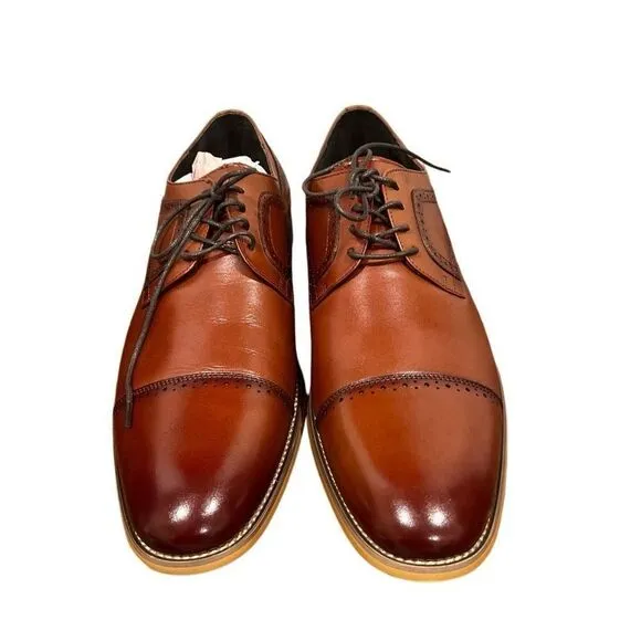 Stacy Adam’s Dickinson Cognac Men’s Shoes Sz13 New