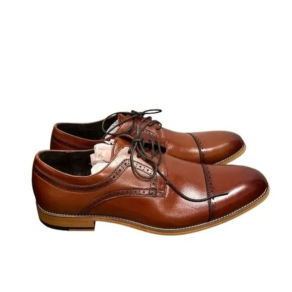 Stacy Adam’s Dickinson Cognac Men’s Shoes Sz13 New