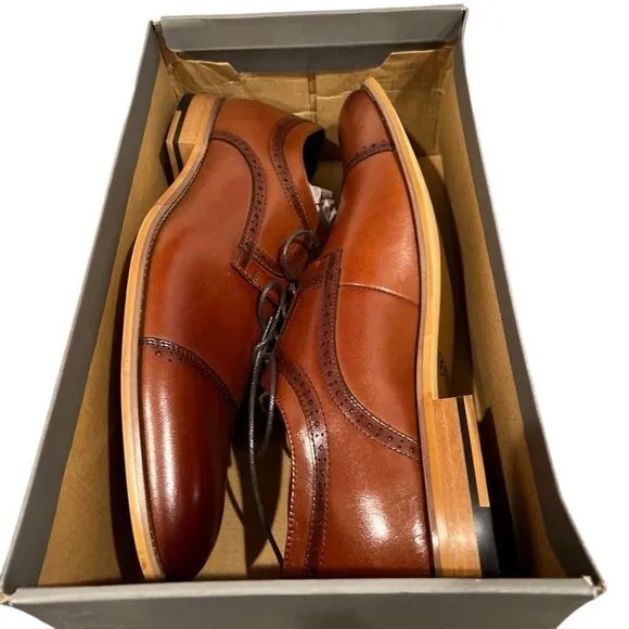 Stacy Adam’s Dickinson Cognac Men’s Shoes Sz13 New
