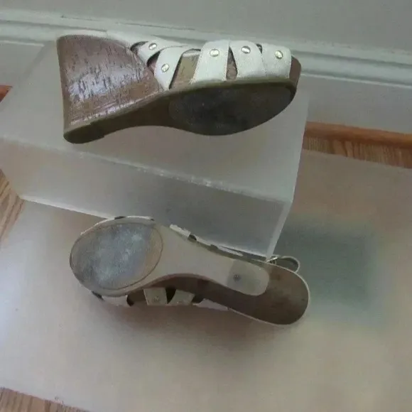 STEVE MADDEN Crazzy Wedge Sandals Shoes Size 8.5M