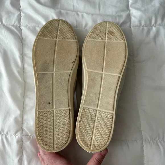 Stuart Weitzman Decor Pearl-Embellished Nubuck Sneaker