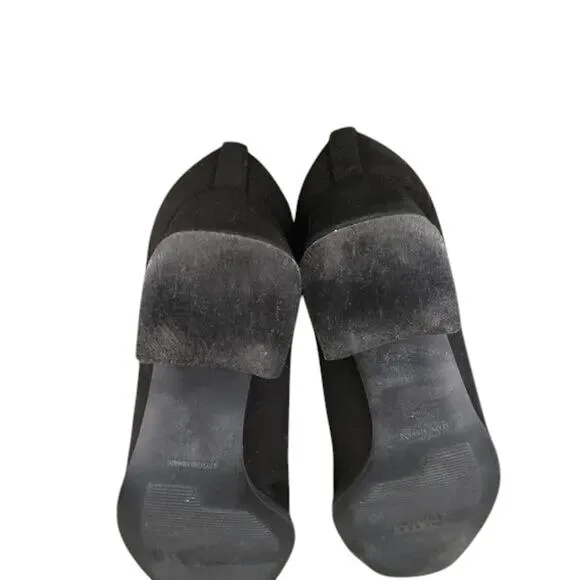 Stuart Weitzman Shoes Womens 8.5 Pumps Square Toe Block Heel Fashion Style Black