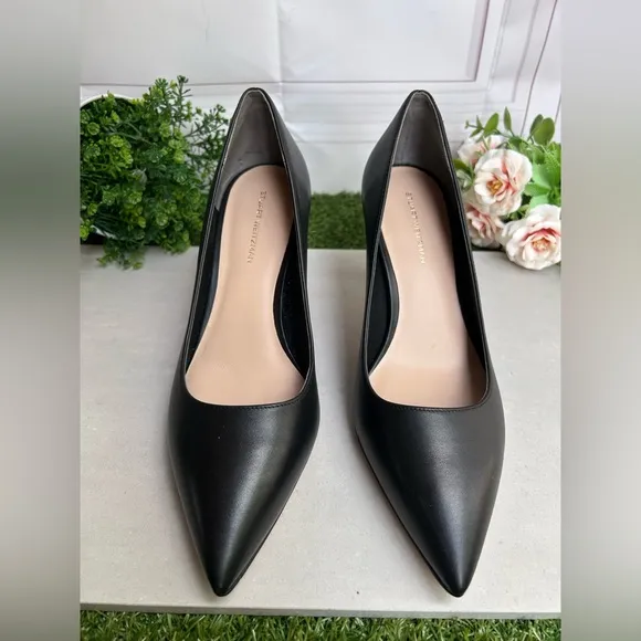 STUART WEITZMANLeigh 75 Pointed ToePump In Black size 9.5 NEW