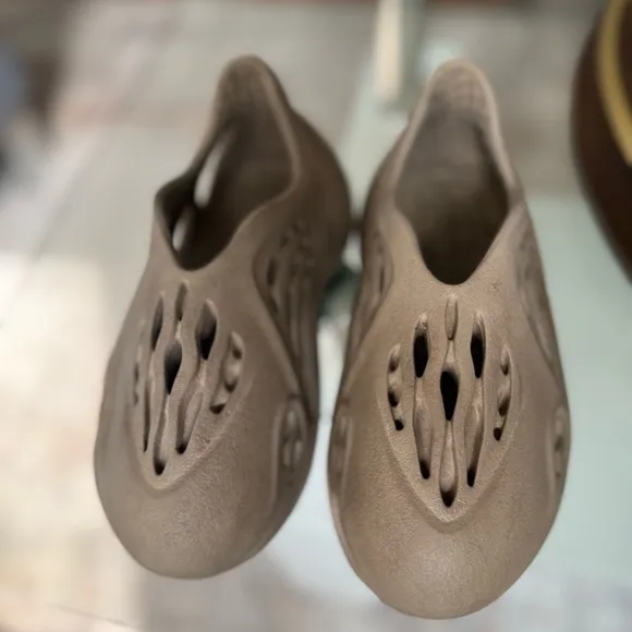 Stylish Tan Slip-On Shoes, used no box