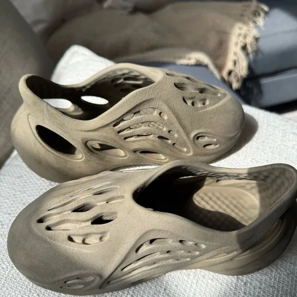 Stylish Tan Slip-On Shoes, used no box