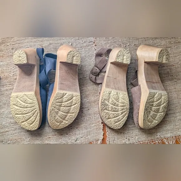 SVEN • Mary Jane Clog - Peep Toes - Mid Heel | Lot of 2 NEW