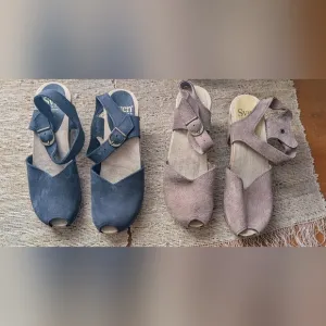 SVEN • Mary Jane Clog - Peep Toes - Mid Heel | Lot of 2 NEW
