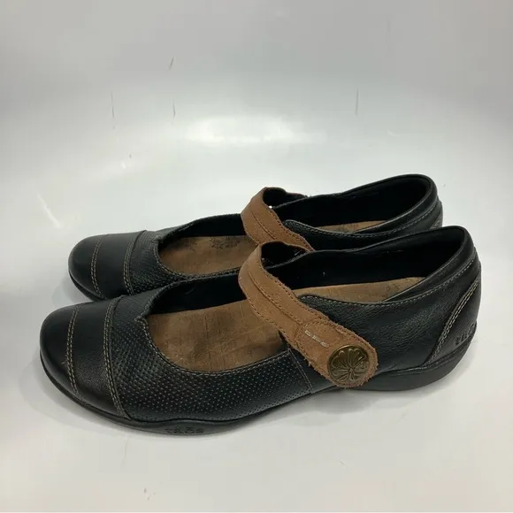 Taos Bravo  Mary Jane Shoes black leather size 8