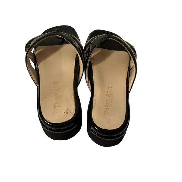 Taryn Rose Traveler Black Patent Leather Shoes Size 6